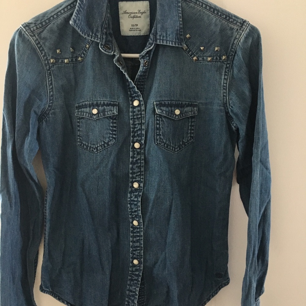 Denim top